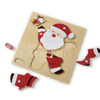 Toddlers Christmas Puzzle - Holiday Fun for Little Hands - Kicks & Crawls