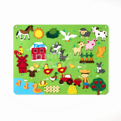 Toddlers Adventure Felt Board - Explore Imaginative Worlds! - Kicks & Crawls