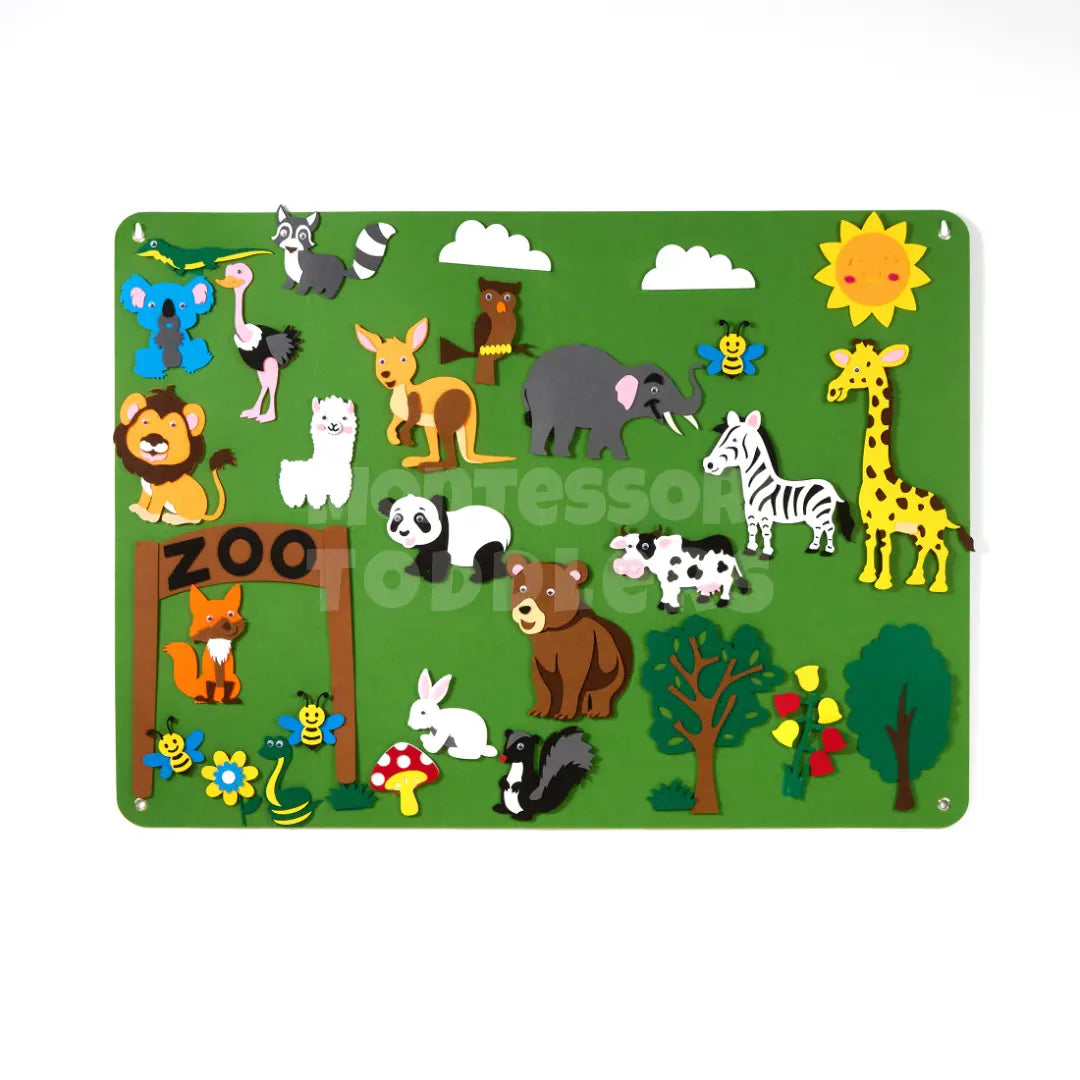 Toddlers Adventure Felt Board - Explore Imaginative Worlds! - Kicks & Crawls