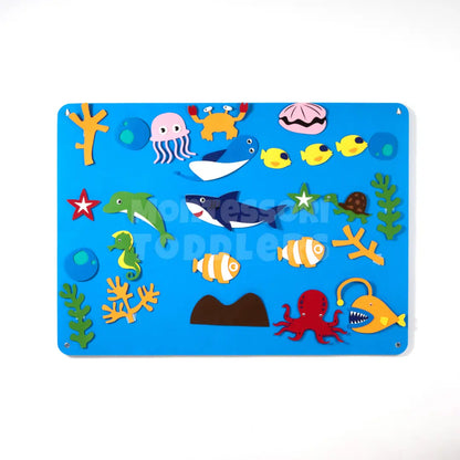 Toddlers Adventure Felt Board - Explore Imaginative Worlds! - Kicks & Crawls