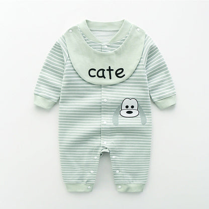 Baby Pajamas Cotton Short-sleeved Princess One-piece
