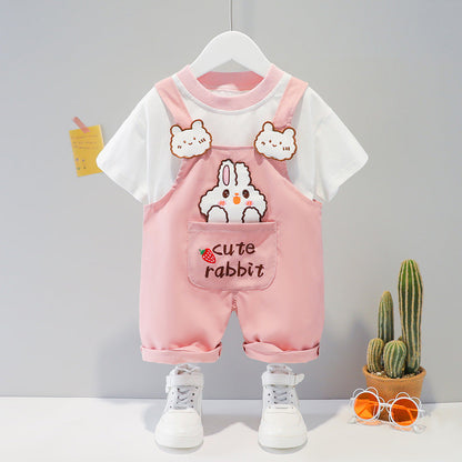 Baby Summer Cartoon Short-sleeve bodysuits