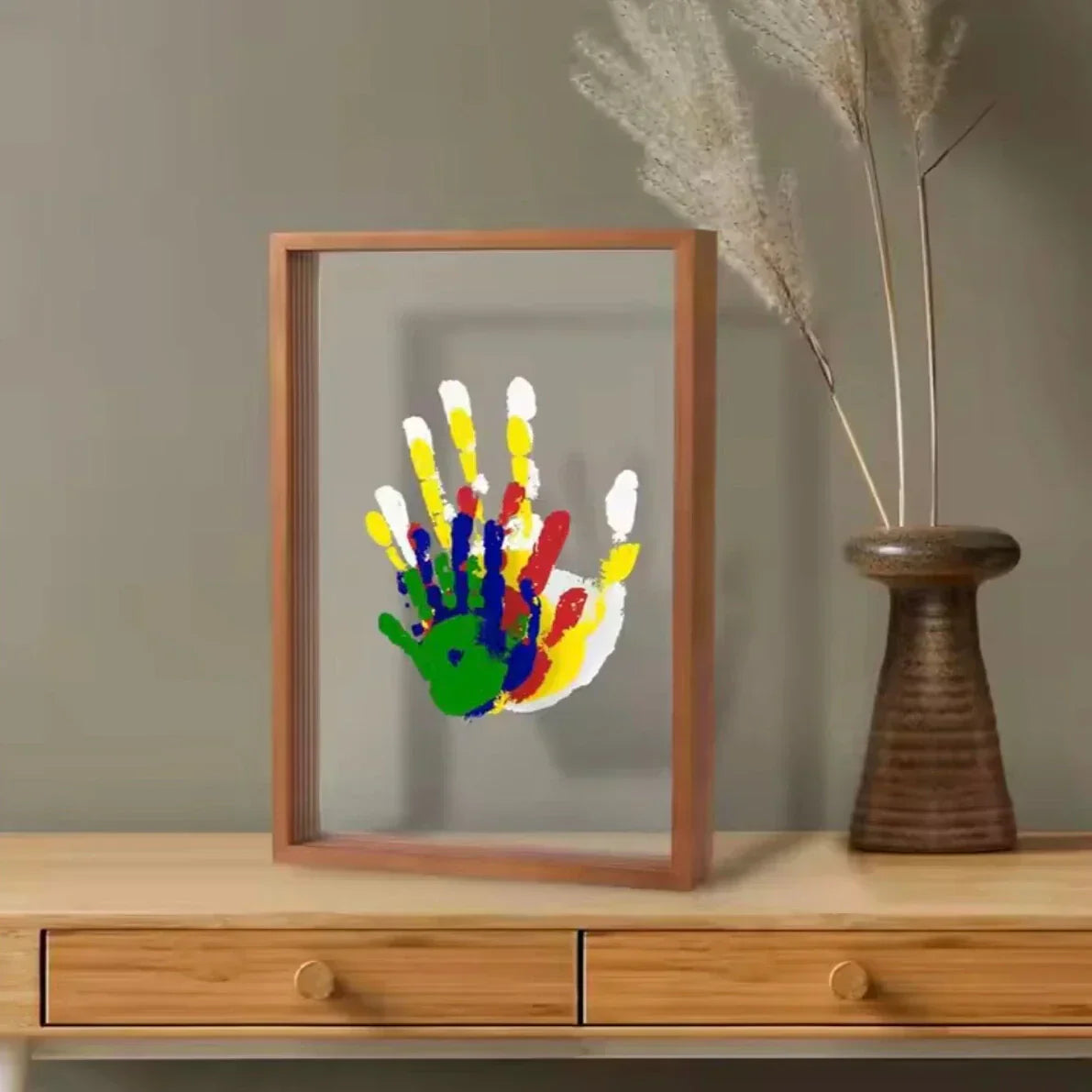 Toddlers Handprint Frame Kit – Baby Keepsake Picture Frame for Little Hands