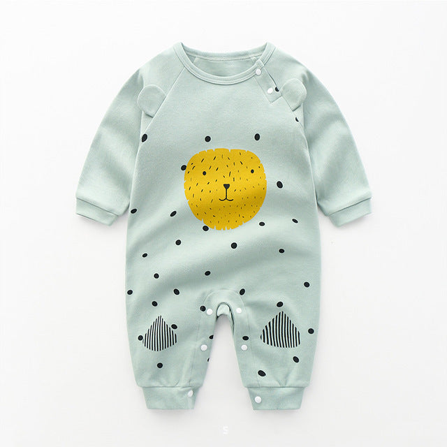 Baby Pajamas Cotton Short-sleeved Princess One-piece