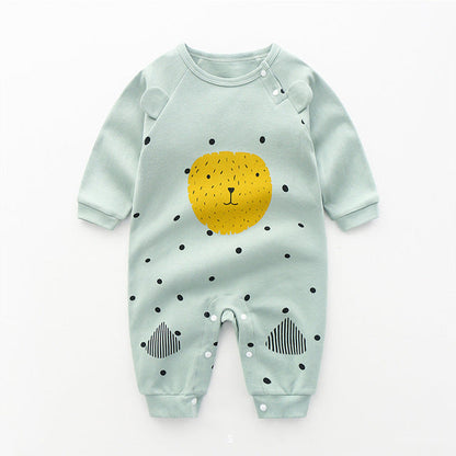 Baby Pajamas Cotton Short-sleeved Princess One-piece