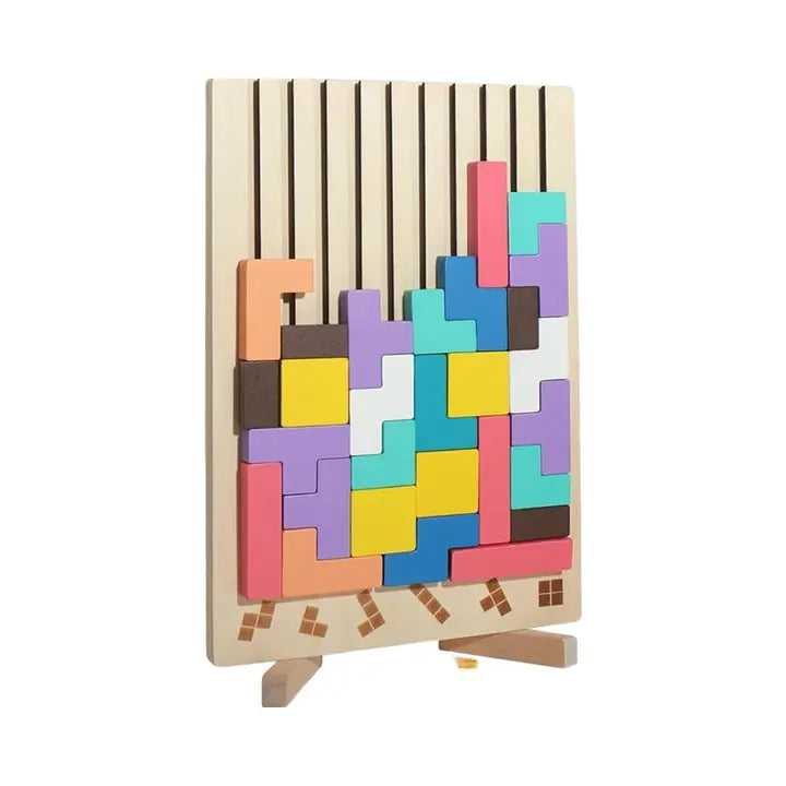 Toddlers Wooden Tetris - Kicks & Crawls