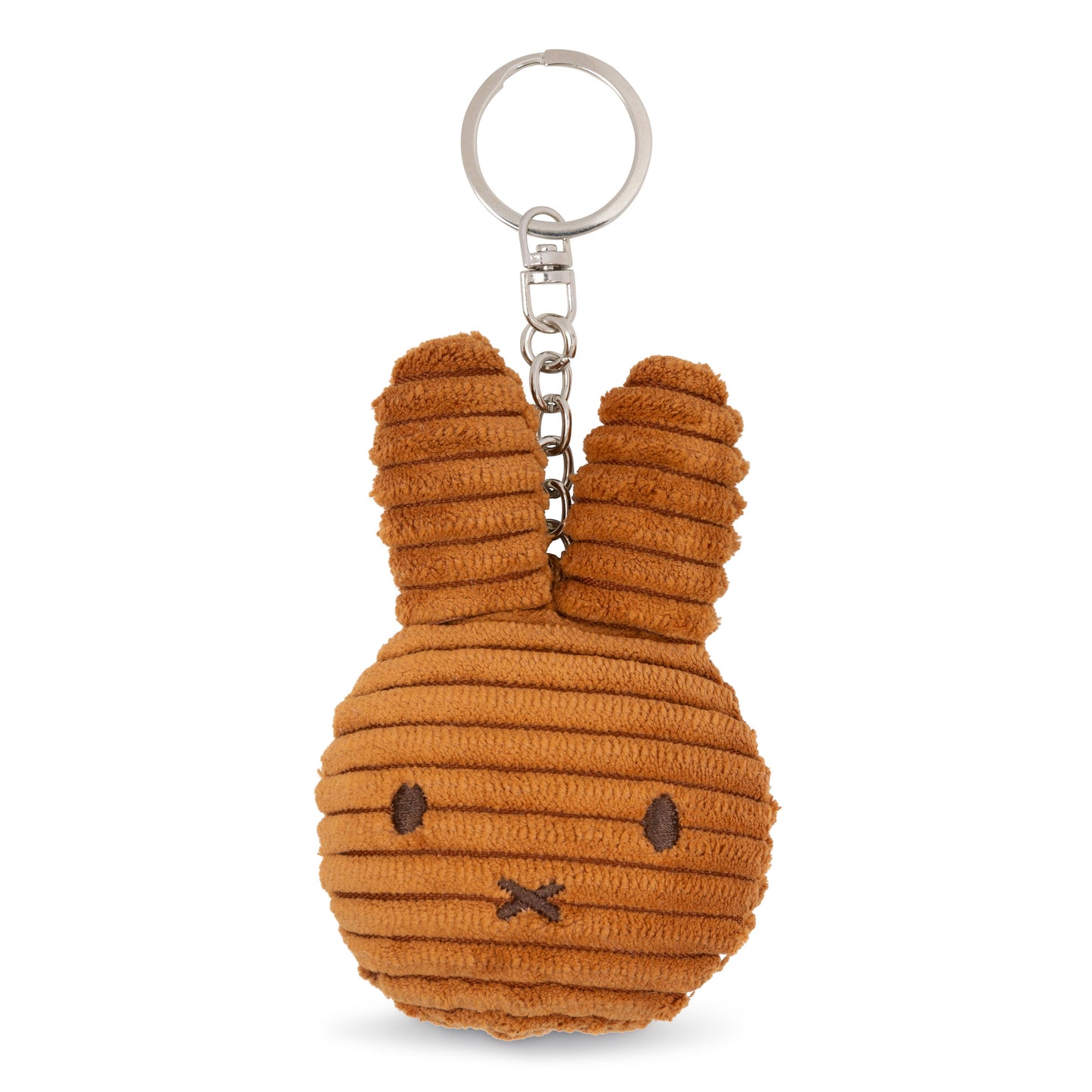 Miffy Flat Keyring Corduroy ECO Cinnamon 10cm