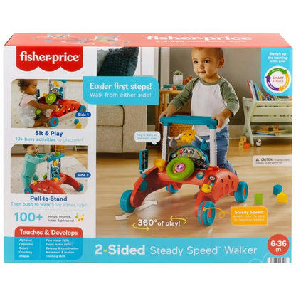Fisher-Price 2-Sided Steady Speed Baby Walker