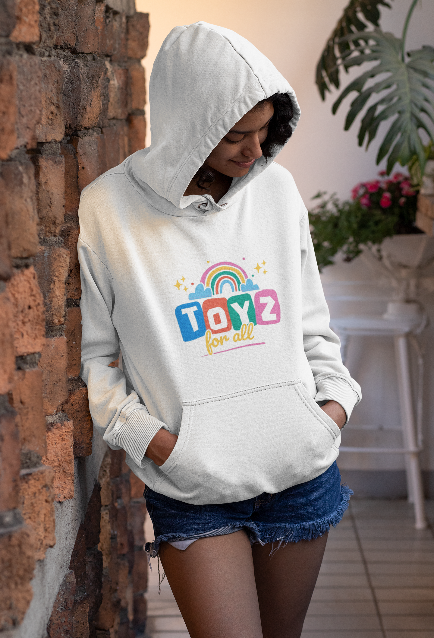 Toyz For All Logo Hoodie – Unisex Soft Cotton Blend Pullover Sweatshirt